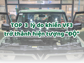 Lý do VinFast VF 3 trở thành "hiện tượng" trong phong trào độ xe điện tại Việt Nam_ Đỗ Anh Auto