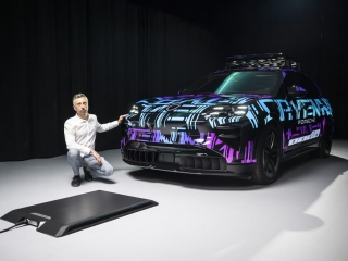 Công nghệ sạc không dây của Porsche giúp sạc xe như sạc điện thoại