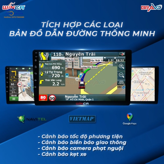 Màn hình Android  Winca tích hợp đa chức năng